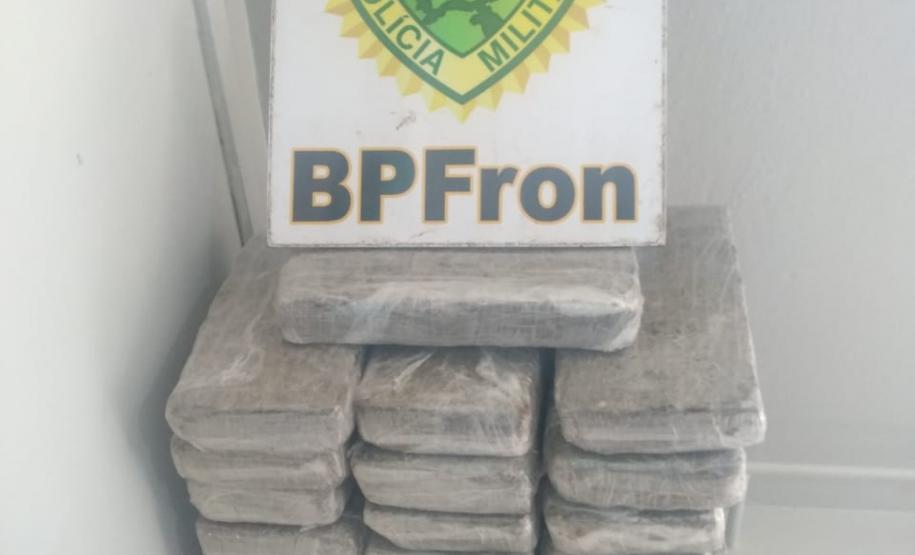 BPFron faz diversas apreensões em dois dias no Oeste do estado; mais de 17 quilos de maconha são apreendidos