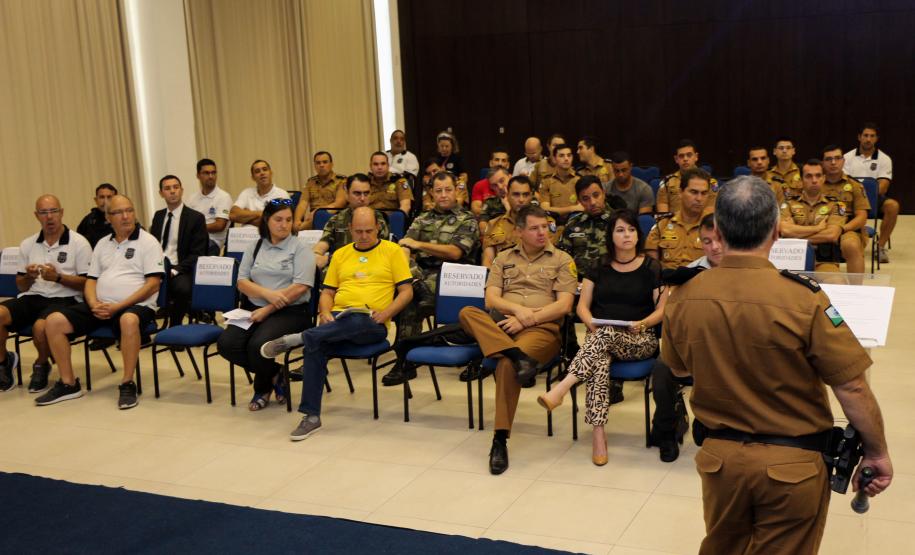 Matinhos, 22 de fevereiro de 2019. Operação Verão 2018/2019 - Reunião de Balanço Geral dos Dois Meses de Operação Verão