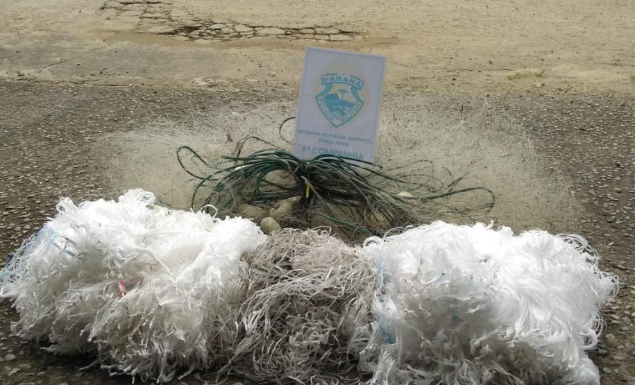 BPAmb-FV apreende 1600 lacinho utilizados para captura de caranguejos-uçá no Litoral do estado