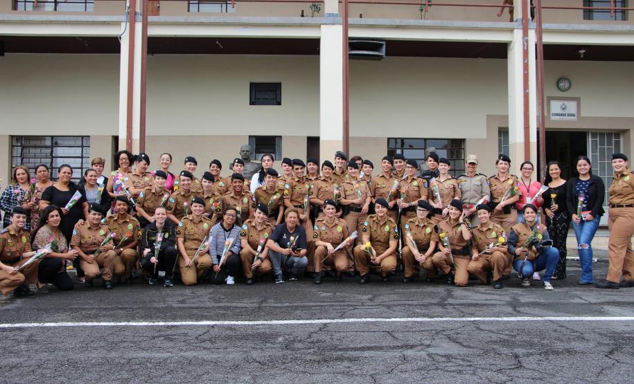 Curitiba, 26 de fevereiro de 2019. Homenagem as policiais militares pelo dia internacional da mulher