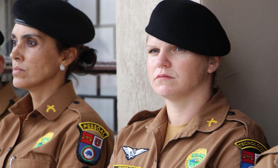 Curitiba, 26 de fevereiro de 2019. Homenagem as policiais militares pelo dia internacional da mulher