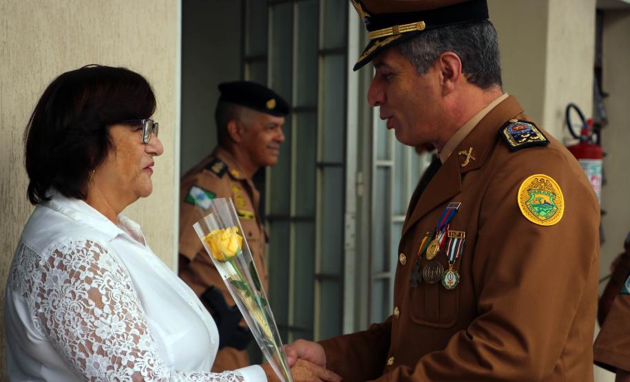 Curitiba, 26 de fevereiro de 2019. Homenagem as policiais militares pelo dia internacional da mulher