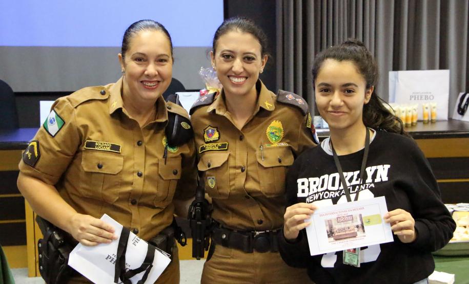 Curitiba, 26 de fevereiro de 2019. Homenagem as policiais militares pelo dia internacional da mulher