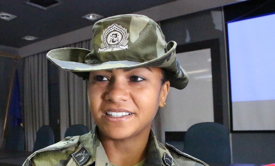 Curitiba, 26 de fevereiro de 2019. Homenagem as policiais militares pelo dia internacional da mulher