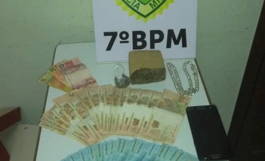 Denúncia leva PM a prender homem suspeito de envolvimento com o tráfico de drogas em Cruzeiro do Oeste (PR)