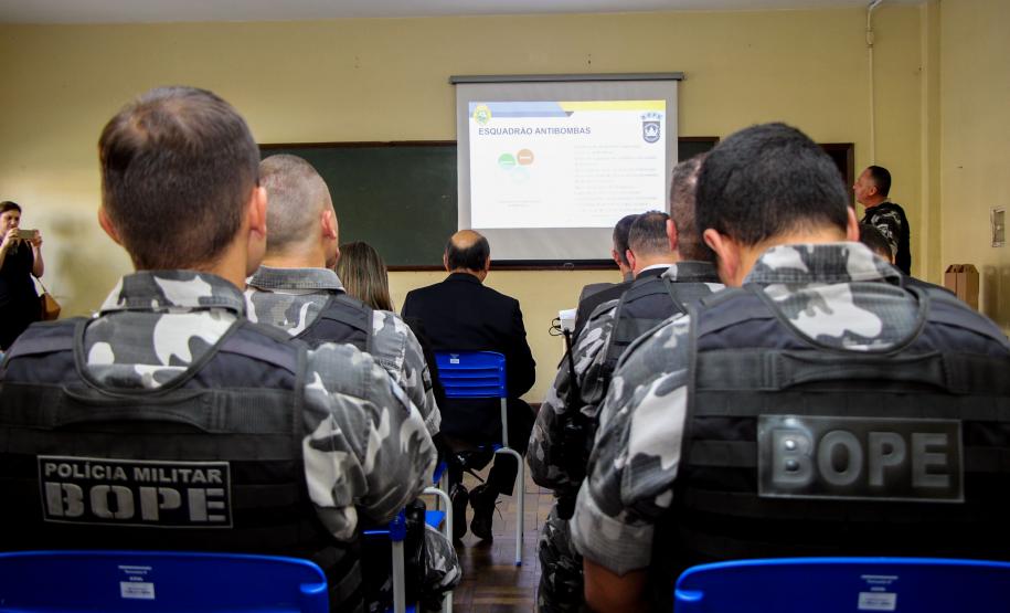 Curitiba, 19 de março de 2019. Visita do Secretário Nacional de Segurança Pública ao BOPE.