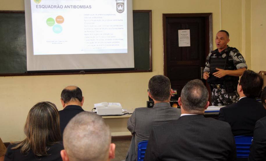 Curitiba, 19 de março de 2019. Visita do Secretário Nacional de Segurança Pública ao BOPE.