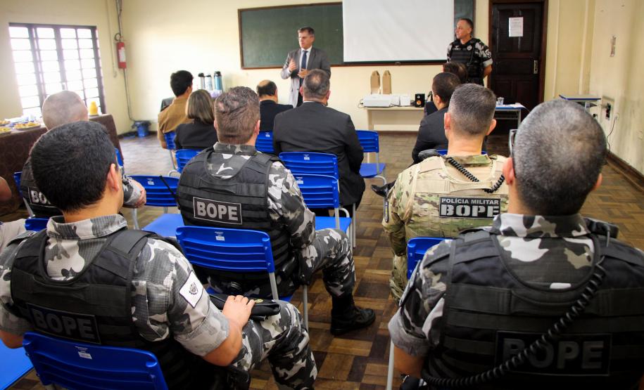 Curitiba, 19 de março de 2019. Visita do Secretário Nacional de Segurança Pública ao BOPE.