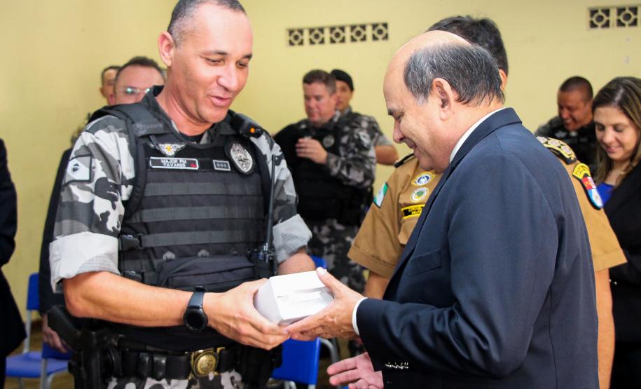 Curitiba, 19 de março de 2019. Visita do Secretário Nacional de Segurança Pública ao BOPE.General Luiz Felipe Carbonell.