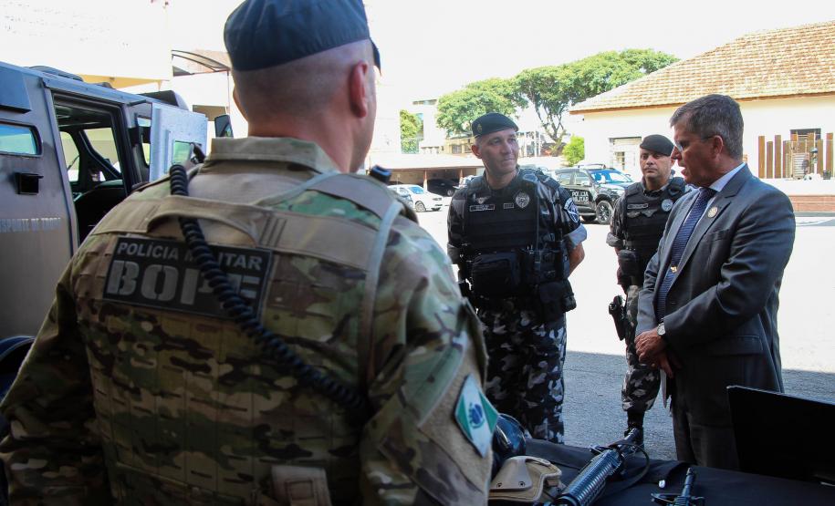 Curitiba, 19 de março de 2019. Visita do Secretário Nacional de Segurança Pública ao BOPE.