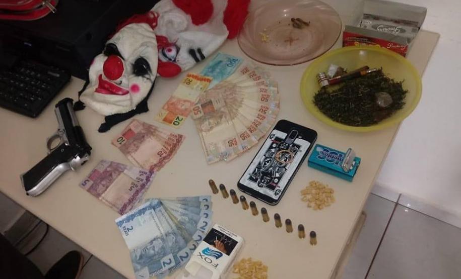 Homem é encaminhado pela PM de Toledo por tráfico de drogas e furto de bicicleta