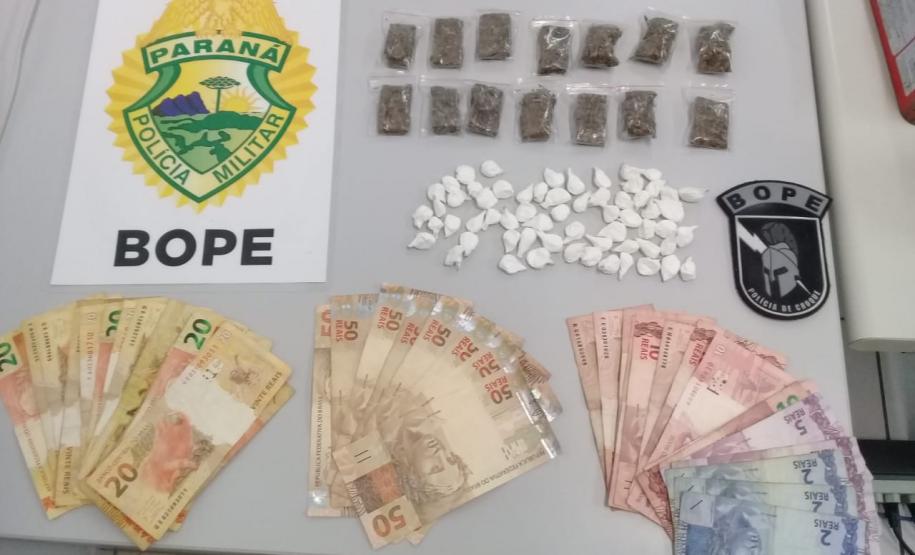 BOPE flagra tráfico de drogas e prende autor de furto em Curitiba