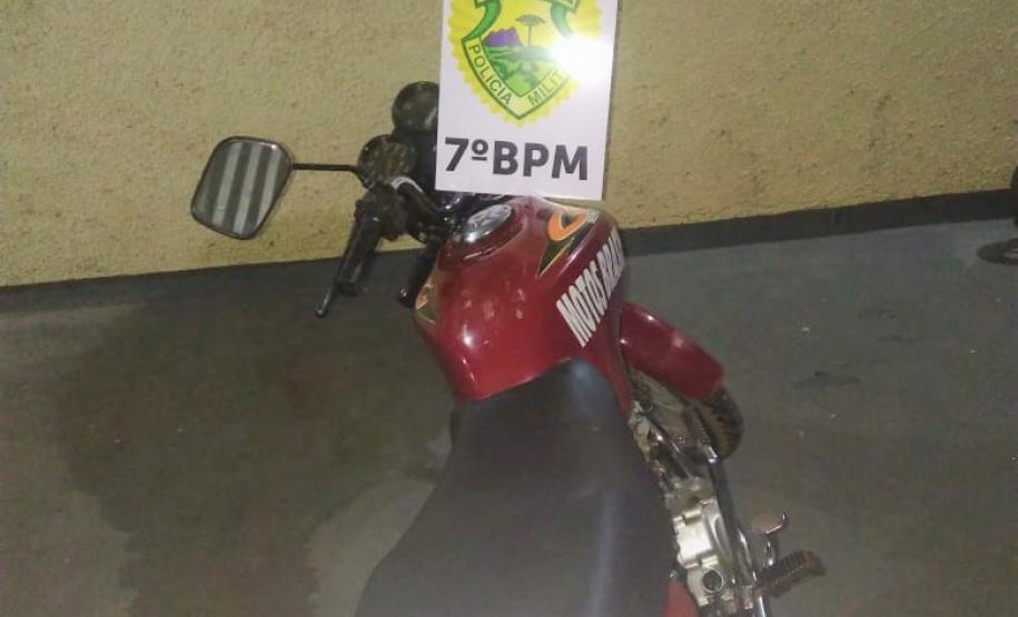 Por possuir motocicleta furtada, homem é preso em Cidade Gaúcha (PR)