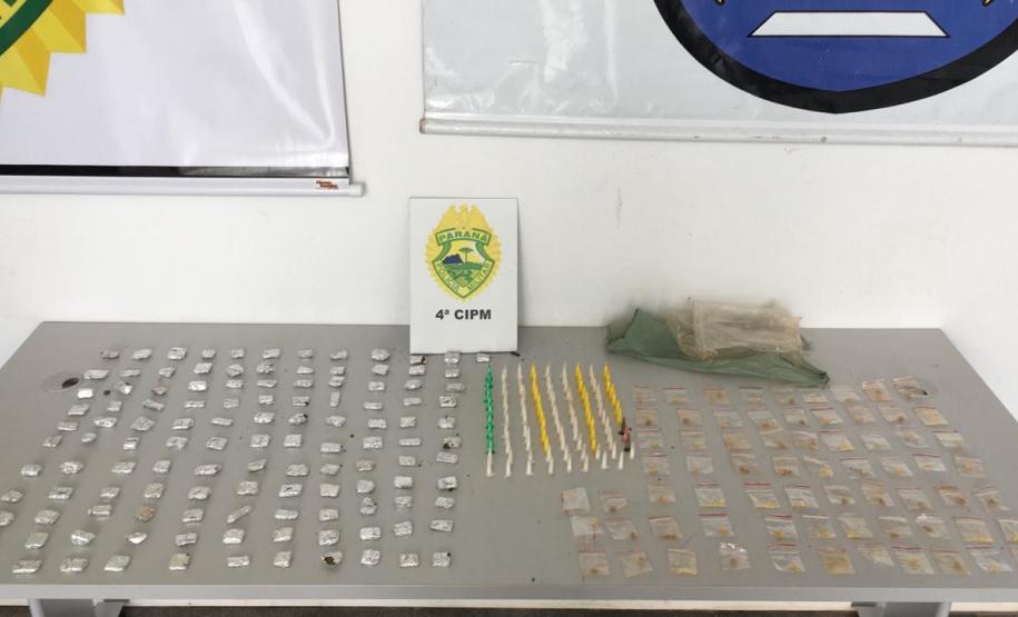 Policiais encontram drogas em tubulação de esgoto em Londrina, no Norte do estado