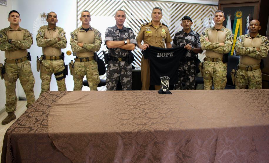 Curitiba, 29 de março de 2019. Entrega de Homenagem ao Comandante Geral Cel. Péricles - COE