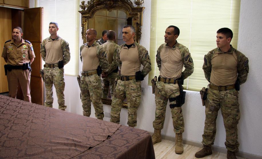 Curitiba, 29 de março de 2019. Entrega de Homenagem ao Comandante Geral Cel. Péricles - COE