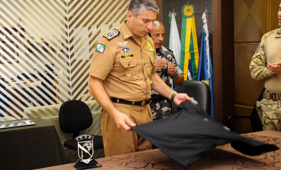 Curitiba, 29 de março de 2019. Entrega de Homenagem ao Comandante Geral Cel. Péricles - COE