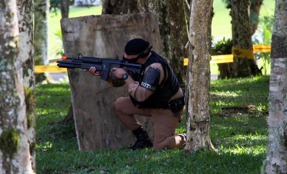 São José dos Pinhais, 30 de março de 2019. Exercício de APH Tático - 17º BPM