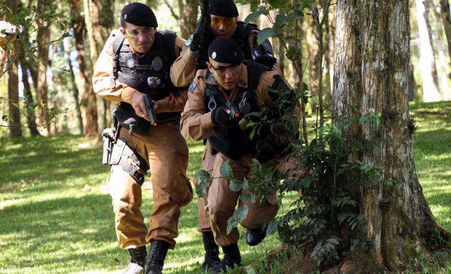 São José dos Pinhais, 30 de março de 2019. Exercício de APH Tático - 17º BPM