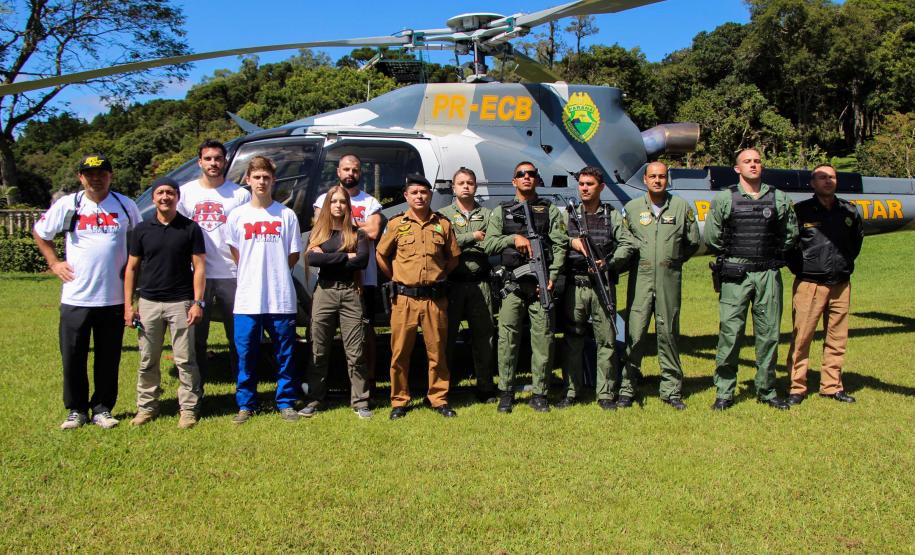 São José dos Pinhais, 30 de março de 2019. Exercício de APH Tático - 17º BPM