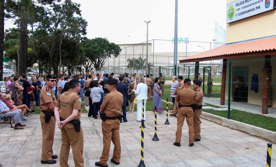 Curitiba, 02 de abril de 2019. Inauguração da Nova Sede da 1ª Cia do 13º BPM