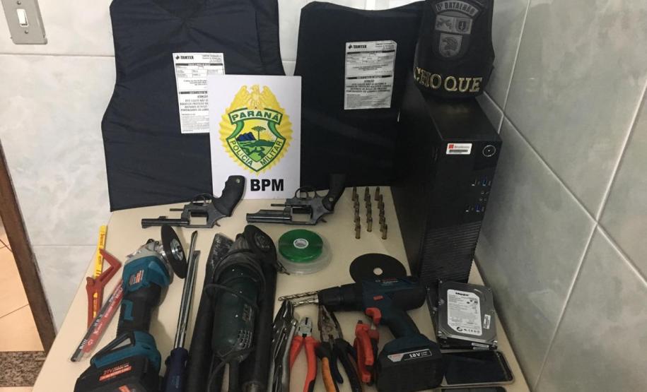 Roubo em agência bancária é impedido por policias militares, no Norte do Estado