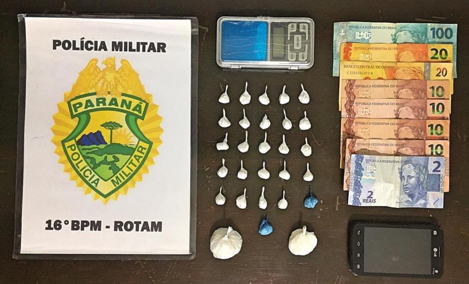Policiais militares prendem suspeito de tráfico de drogas que possuía quatro mandados de prisão em Guarapuava