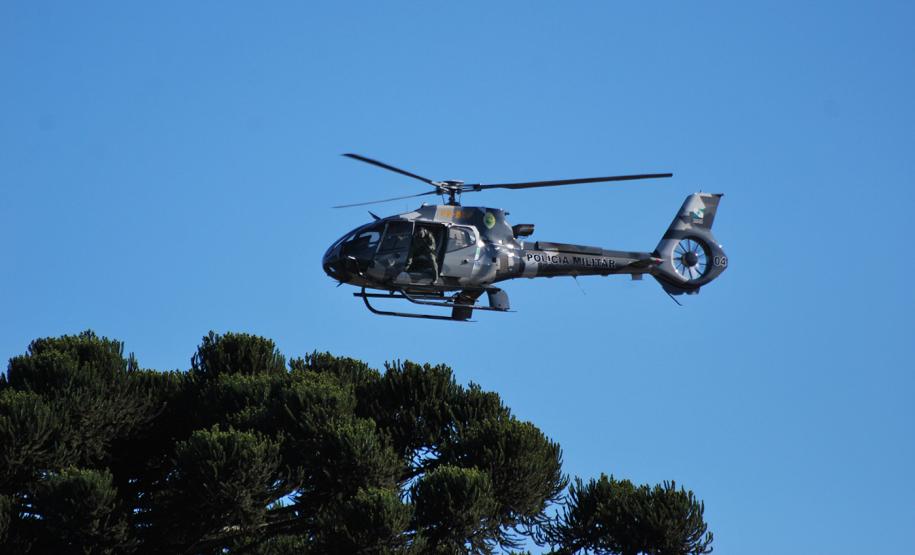 Trator e carro roubados são recuperados com auxílio de patrulhamento aéreo no Norte do estado