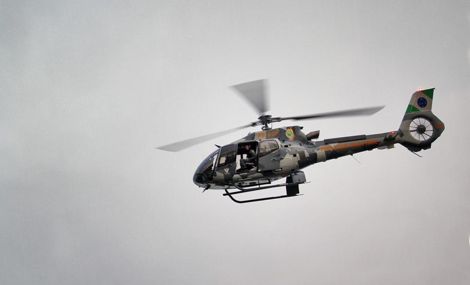 Apoio aéreo auxilia na localização de moto furtada em Londrina (PR), no Norte do estado