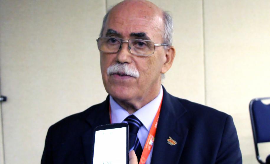 Pinhais, 11 de abril de 2019. Palestra do Cel. Hudson na Expotrade