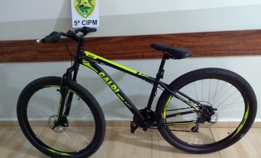 Bicicleta é recuperada e dois homens são presos no Noroeste do Paraná