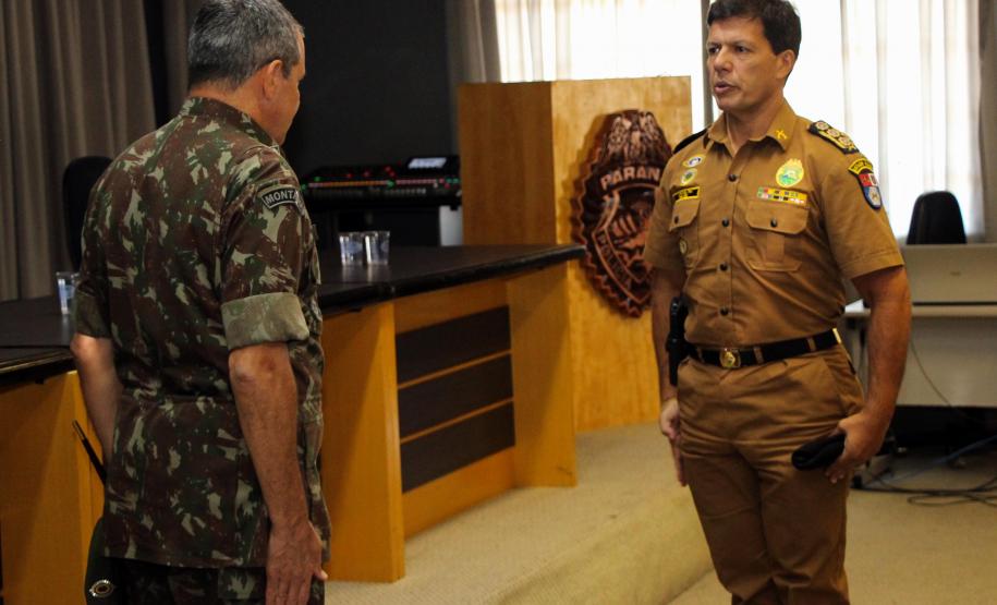 Curitiba, 15 de abril de 2019. Visita do General Tómas - Comandante da 5ª Divisão do Exército