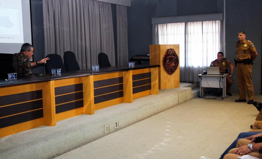 Curitiba, 15 de abril de 2019. Visita do General Tómas - Comandante da 5ª Divisão do Exército