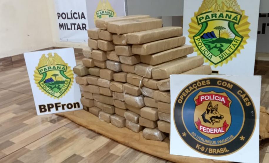 Em situações distintas, BPFron apreende mais de 61 quilos de maconha, cocaína e cigarros no Oeste do estado
