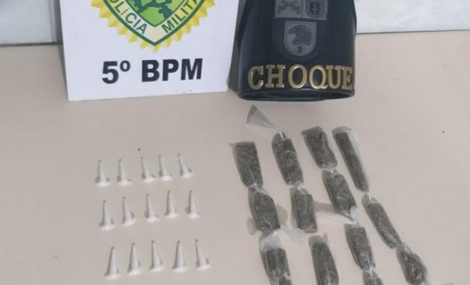 Ponto de tráfico é desmantelado e jovem que negociava drogas com várias pessoas acaba preso em Londrina (PR)