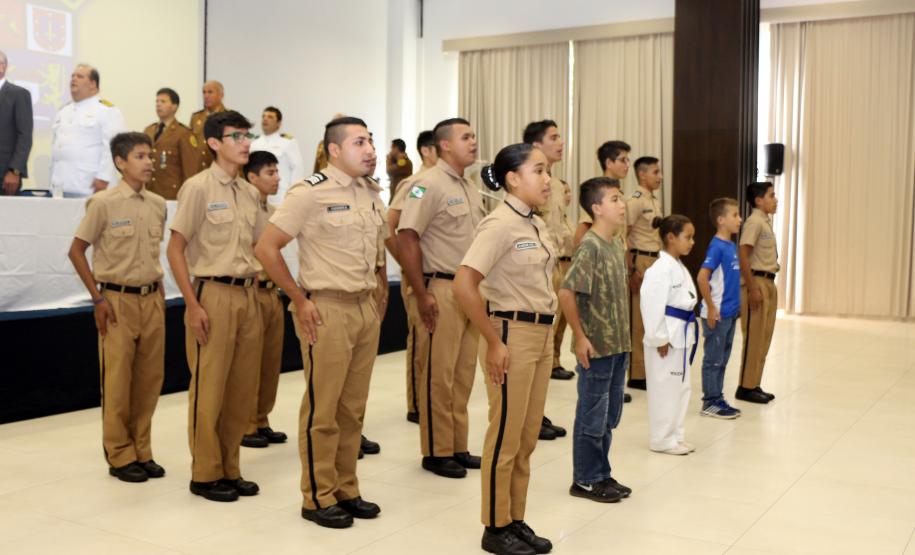 Matinhos, 18 de abril de 2019. Solenidade alusiva ao 42º Aniversário do 9º BPM.