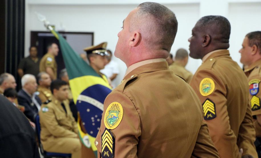 Matinhos, 18 de abril de 2019. Solenidade alusiva ao 42º Aniversário do 9º BPM.