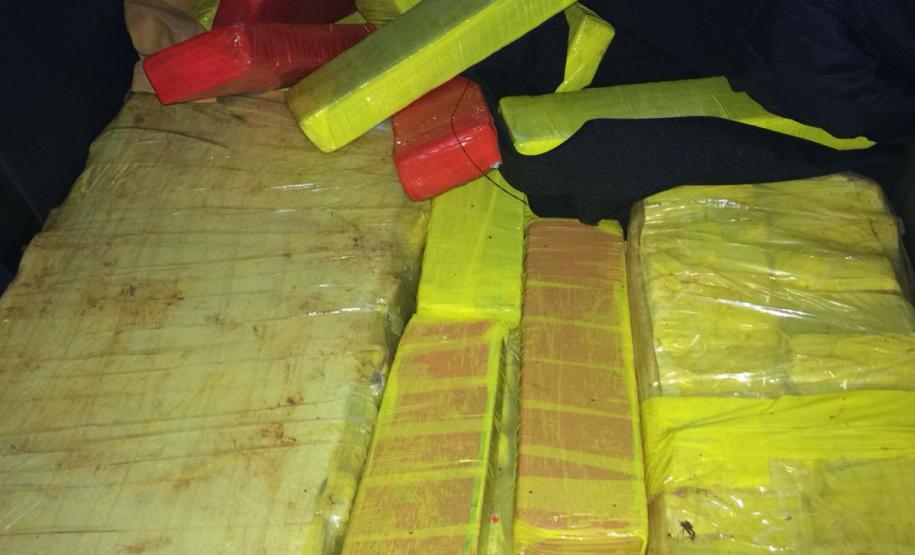 Mais de meia tonelada de maconha são apreendidas pela Polícia Rodoviária na Lapa (PR)