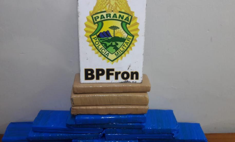 BPFron apreende mais de 16 quilos de maconha e contrabando em situações distintas no Oeste do estado