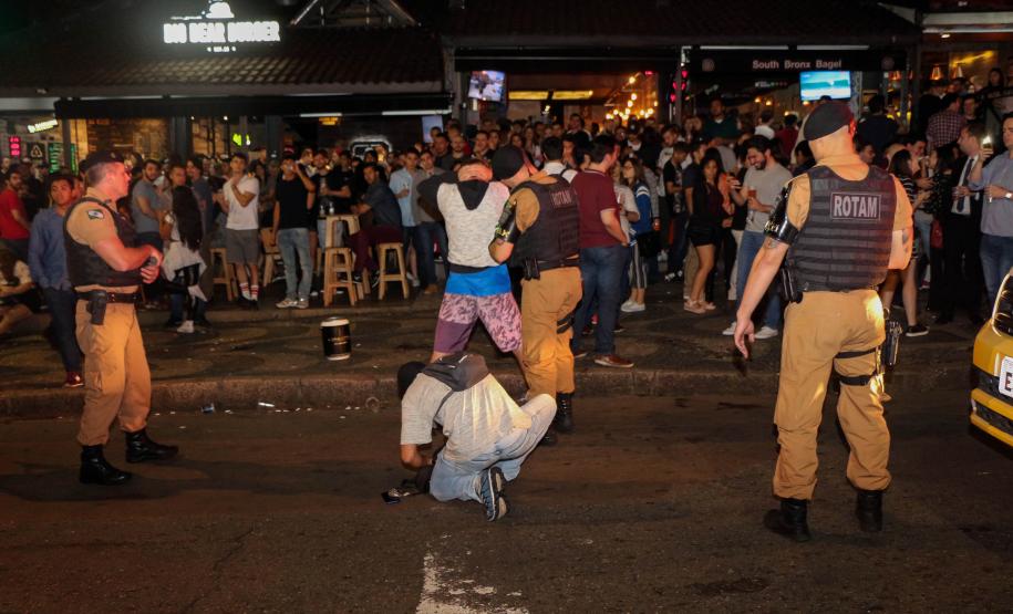Curitiba, 26 de abril de 2019. Operação Conjunta PM2