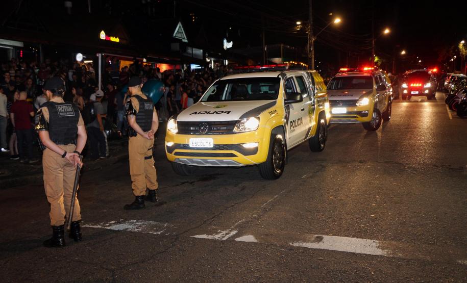 Curitiba, 26 de abril de 2019. Operação Conjunta PM2