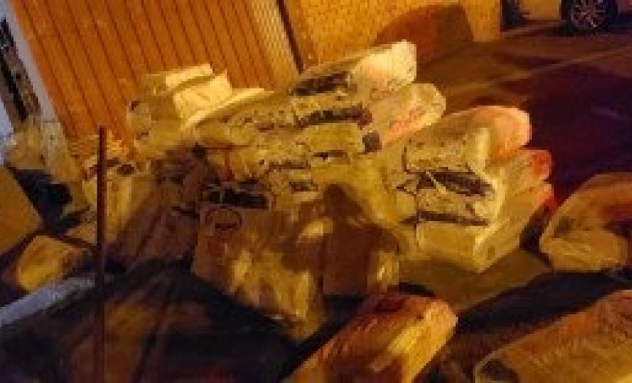 União entre as polícias Militar e Federal retira mais de dois mil quilos de maconha de circulação em Nova Esperança (PR)