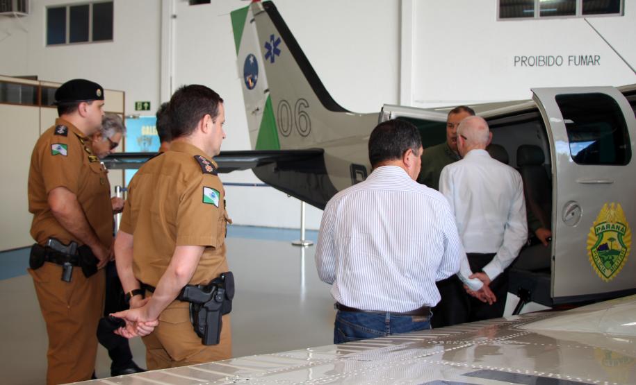 Curitiba, 26 de abril de 2019. Visita dos Oficiais Almepar ao BPMOA.