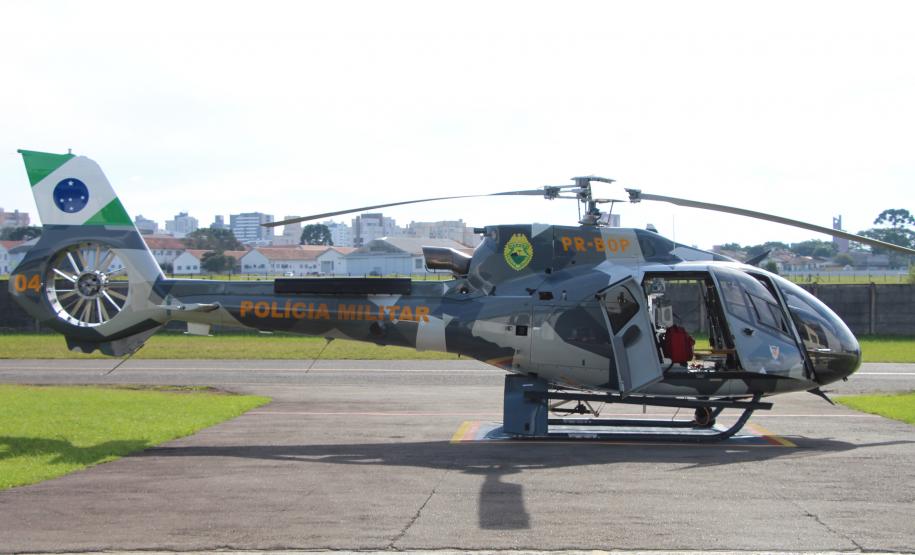 Curitiba, 26 de abril de 2019. Helicoptero bPMOA.