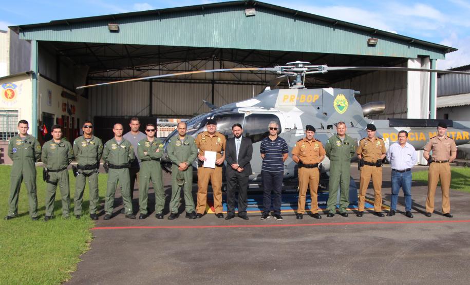 Curitiba, 26 de abril de 2019. Oficiais e Praças Almepar e BPMOA.