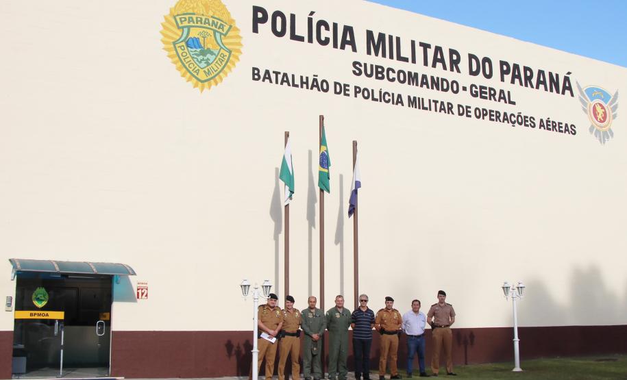 Curitiba, 26 de abril de 2019. BPMOA com os Oficiais da Almepar.