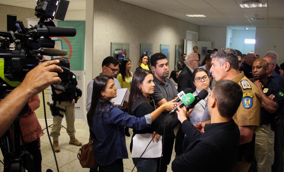 Curitiba, 02 de maio de 2019. Lançamento Maio Amarelo