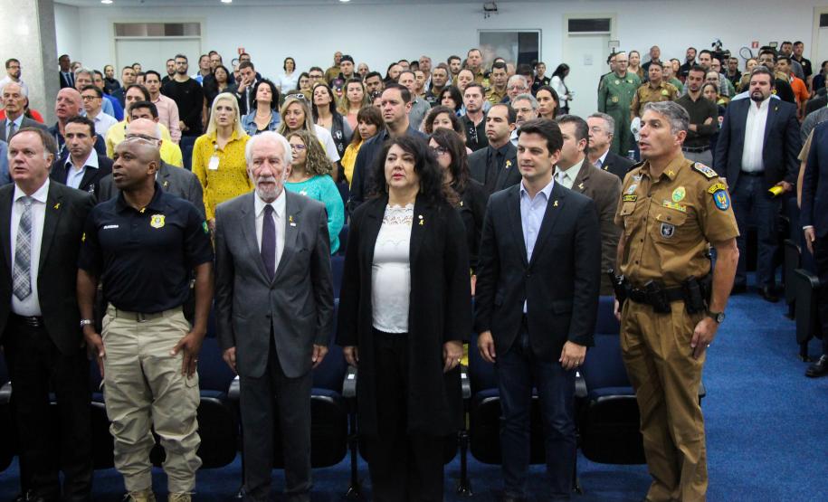 Curitiba, 02 de maio de 2019. Lançamento Maio Amarelo