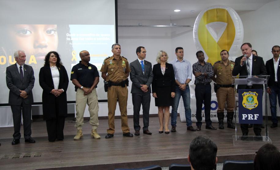 Curitiba, 02 de maio de 2019. Lançamento Maio Amarelo