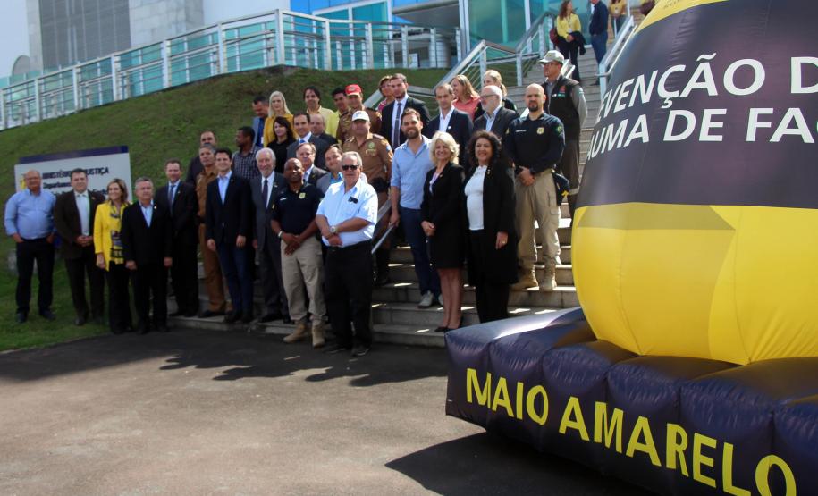 Curitiba, 02 de maio de 2019. Lançamento Maio Amarelo